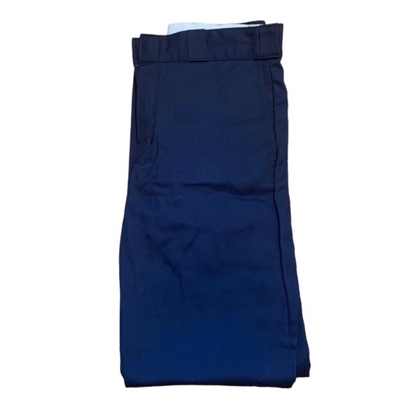 Dickie's 874 Original Work Pants Loose Fit Patchwork
Waist Cargo Pants Navy Blue - Picture 7 of 13